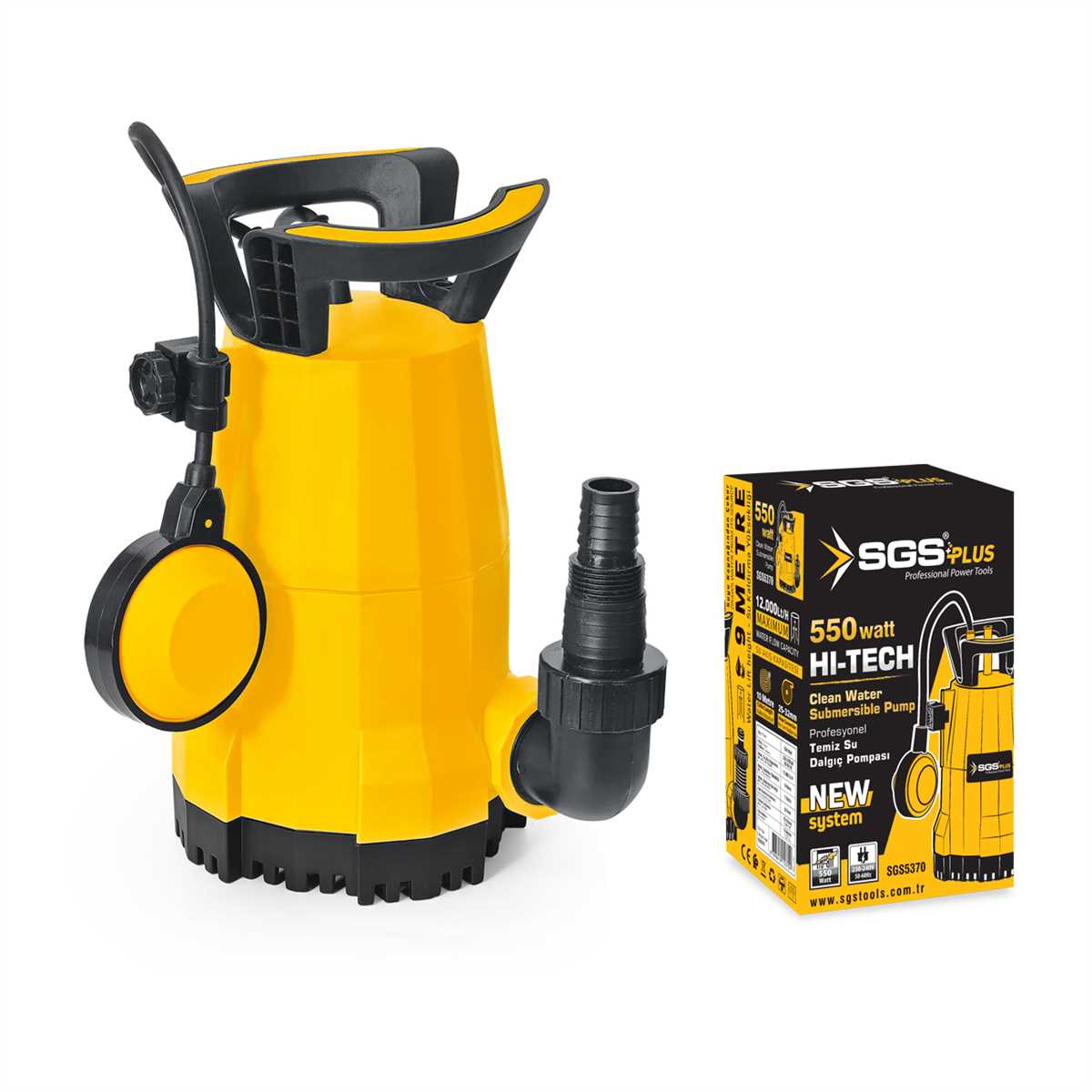 SGS Temiz Su Dalgıç Pompası 550 Watt (4/Koli)✓